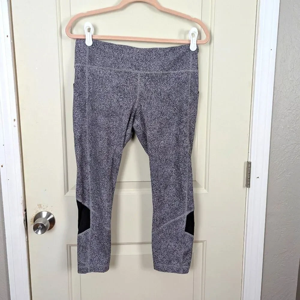 Lululemon | Women's Multicolor Pace Rival Crop Leggings Size 10
